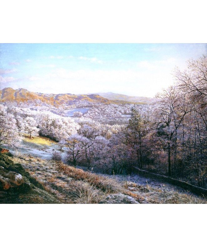 New Years Day Elterwater on canvas